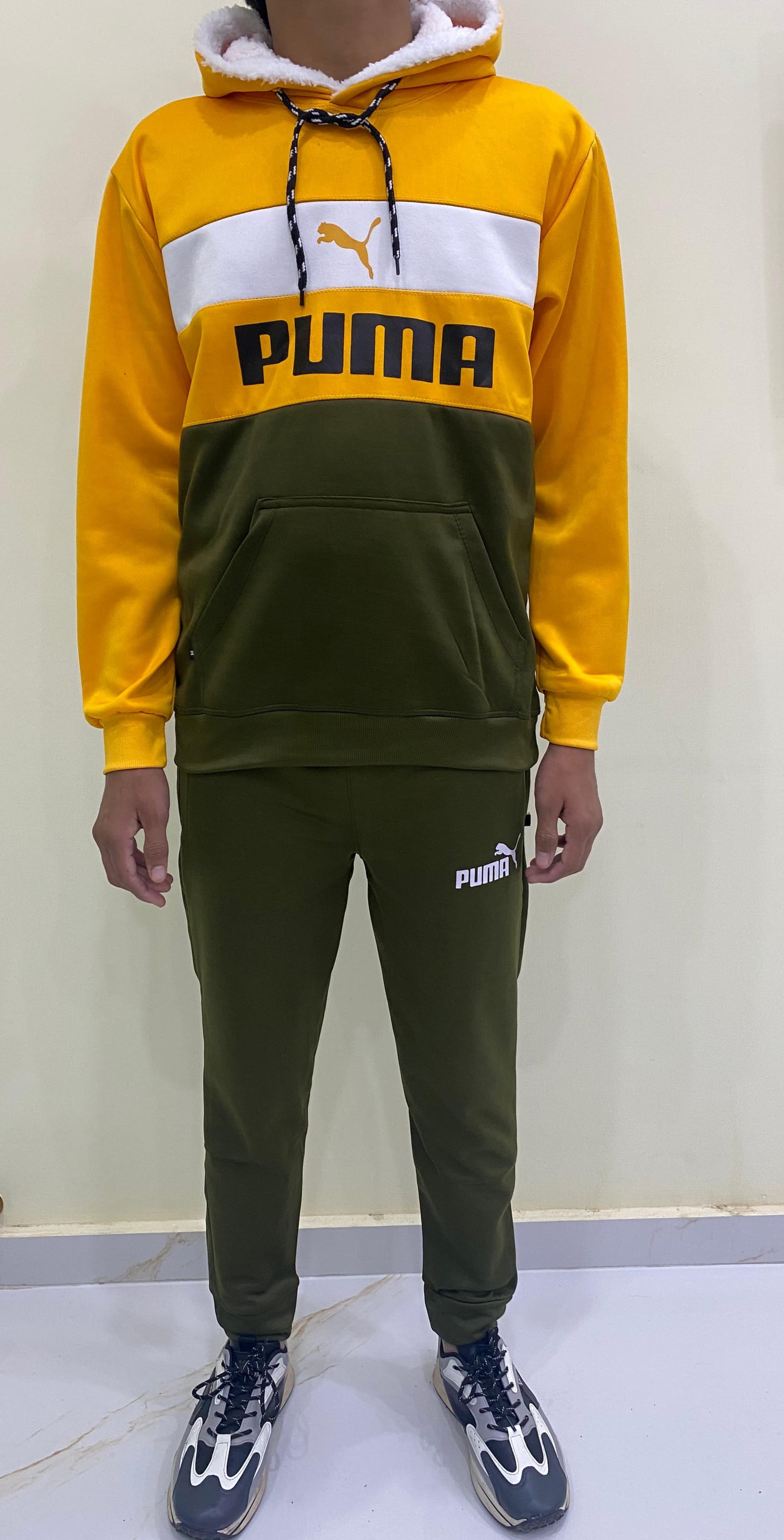 DYNAMIC FUSION WINTER -YELLOW/COMANDO (TRACKSUIT)