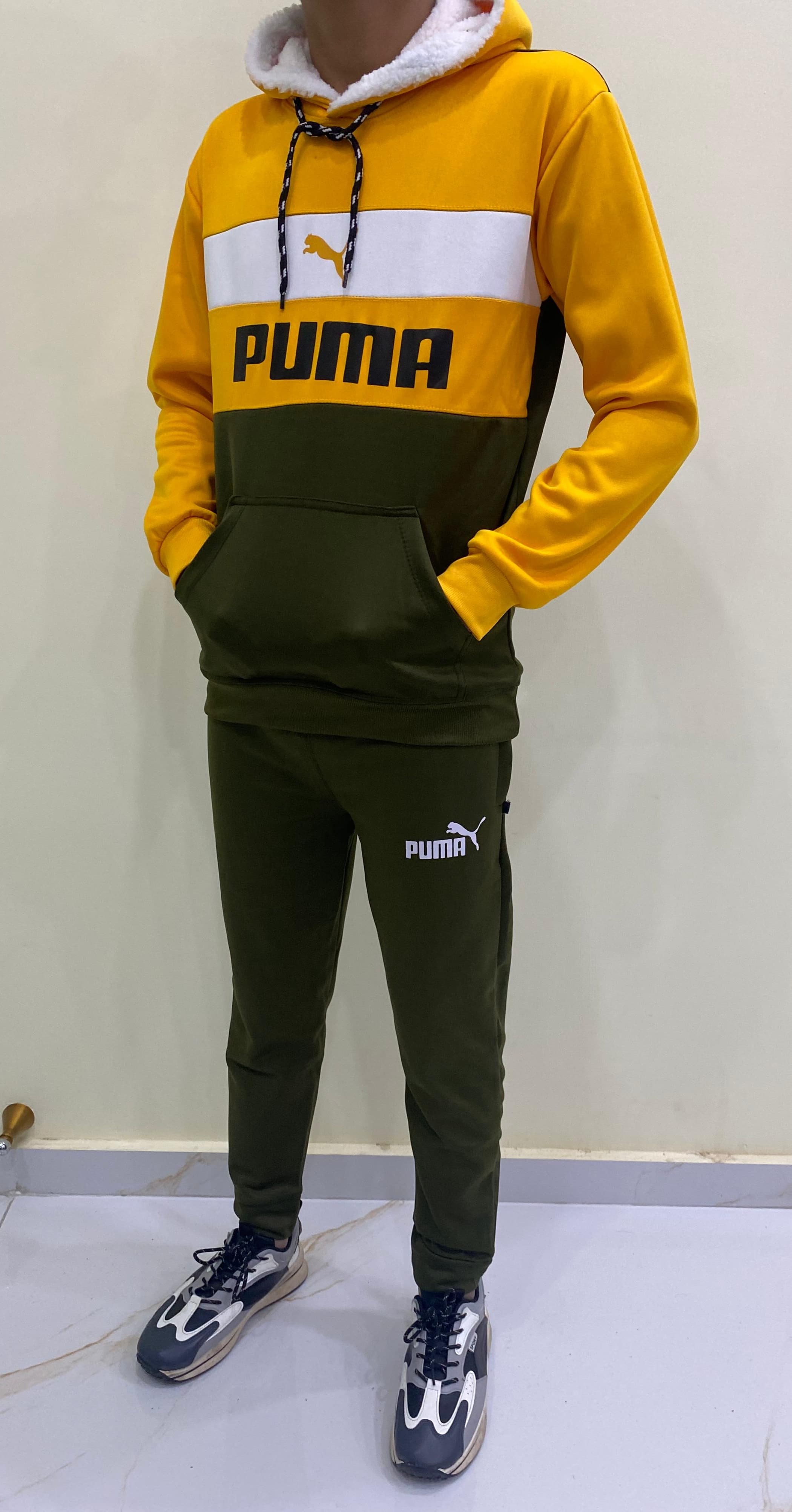 DYNAMIC FUSION WINTER -YELLOW/COMANDO (TRACKSUIT)